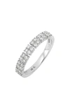 Bony Levy Bardot Grouped Diamond Ring In 18k White Gold