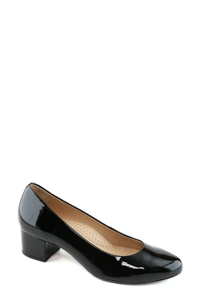 Marc Joseph New York Broad Street Patent Leather Pump In Black Soft Patent