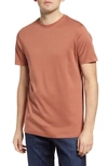 Robert Barakett Georgia Crewneck T-shirt In Orange Leaf