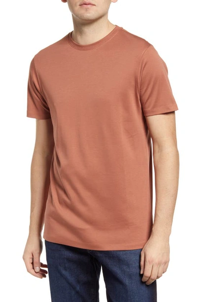 Robert Barakett Georgia Crewneck T-shirt In Orange Leaf