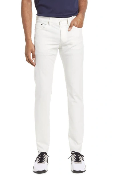 Hugo Boss Boss Delaware Slim Fit Five Pocket Pants In White