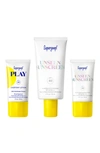 SUPERGOOP UNSEEN & PLAY SUNSCREEN SPF 50 SET $78 VALUE