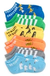 Tucker + Tate Kids' Assorted 6-pack Lowcut Socks In Animal- Stripe Pack