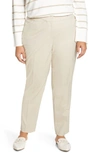 Lafayette 148 Plus Size Gramercy Acclaimed-stretch Pants In Sand
