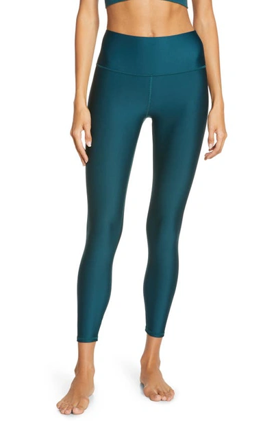 Alo Yoga Airlift High Waist Midi Leggings In Galactic Teal