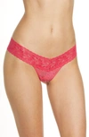 Hanky Panky Low Rise Thong In Coral