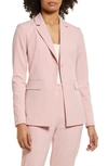 Nordstrom Cinched Waist Blazer In Pink Zephyr