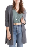 Madewell Kent Cardigan Sweater In Heather Twilight