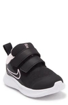 Nike Kids' Star Runner 3 Sneaker In Black/ Black/ Pink