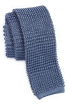 Jack Victor Hudson Silk Knit Tie In Blue