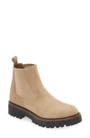 Caslon Miller Water Resistant Chelsea Boot In Beige Sand