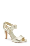 Karl Lagerfeld Cieone Sandal In Champagne