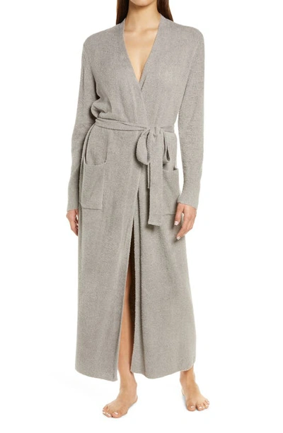 Barefoot Dreams Cozychic Ultra Lite™ Long Robe In Pewter