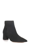 L Agence Jeanne Block Heel Bootie In Charcoal