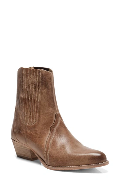 Free People New Frontier Chelsea Boot In Distressed Tan