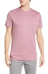 Robert Barakett Georgia Crewneck T-shirt In Dusky Orchid