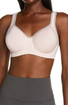 Wacoal Lindsay Sport Underwire T-shirt Bra In Lotus Pink/ Satellite