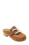 Charles David Siena Clog In Cognac-lech