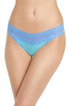 Natori Bliss Perfection Thong In Lake/ Pool