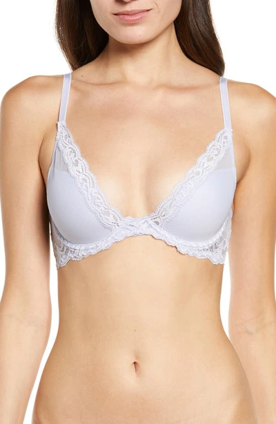 Natori Feathers Underwire Contour Bra In Polar Blue