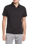 Robert Barakett Silo Cotton Blend Polo In Black