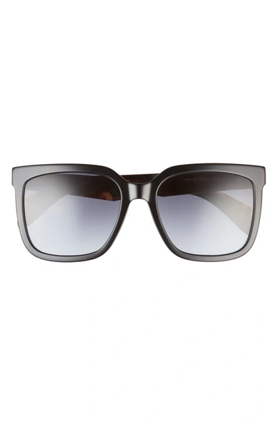 Rag & Bone 56mm Square Sunglasses In Burgundy