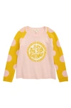 Tucker + Tate Kids' Icon Sweater In Pink English Be The Sunshine