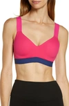 Natori Dynamic Contour Underwire Sports Bra In Berry Fizz/evening Sky