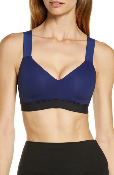 Natori Dynamic Contour Underwire Sports Bra In Evening Sky,black