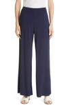 Eileen Fisher High Waist Wide Leg Pants In Midnight