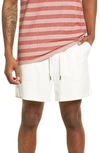 Treasure & Bond Stretch Organic Cotton Shorts In Ivory