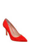 Charles By Charles David Incredibly Pointed Toe Pump In Hot Red-ks