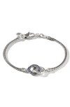 John Hardy Classic Chain Hammered Loop Bracelet In Silver