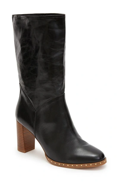 Allsaints Mille Block Heel Boot In Black