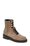 Allsaints Dusty Cap Toe Combat Boot In Beige