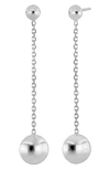 Bony Levy 14k Gold Disc Drop Earrings In 14k White Gold