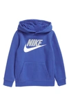 Nike Kids' Club Logo Hoodie In Game Royal