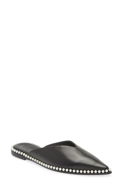 Karl Lagerfeld Women's Vyra Studded Mule Flats In Black