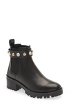 Karl Lagerfeld Porshay Lug Sole Bootie In Black