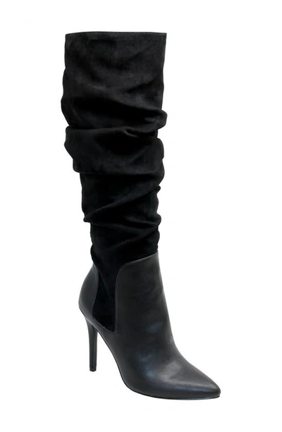 Charles By Charles David Playa Scrunch Pointed Toe Knee High Boot In Nocolor