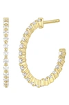 Bony Levy Liora Diamond Inside Out Hoop Earrings In 18k Yellow Gold