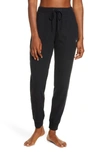 Alo Yoga Muse Ribbed High Waist Sweatpants In Black