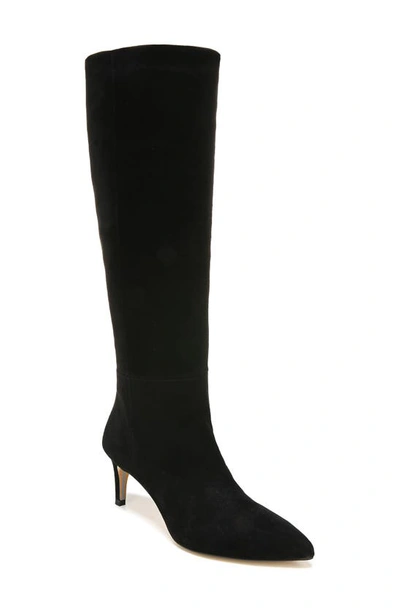 Sam Edelman Ursula Suede High Boots In Black Suede