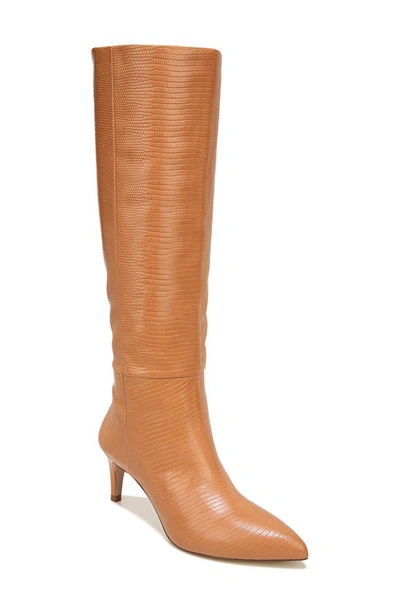 Sam Edelman Uma Knee High Boot In Copper Leather