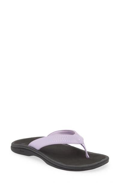 Olukai Ohana Flip Flop In Lilac Chalk/kapa