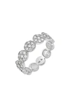 Bony Levy Mika Diamond Station Ring In 18k White Gold