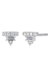 Bony Levy Gatsby Diamond Triangle Stud Earrings In 18k White Gold