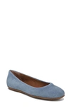 Zodiac Women's Sonia Ballet Flats Women's Shoes In Washed Denim