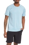 Rhone Crew Neck Short Sleeve T-shirt In Forget Me Not