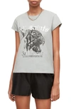 ALLSAINTS ANNA FOREVER TIGER COTTON GRAPHIC TEE